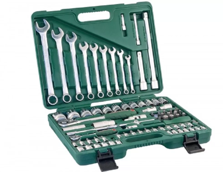 Набор головок торцевых 1/2"DR 14-32мм  1/4"DR 4-14мм 82предмета Jonnesway S04Н52482S 47399 купить в Ижевске