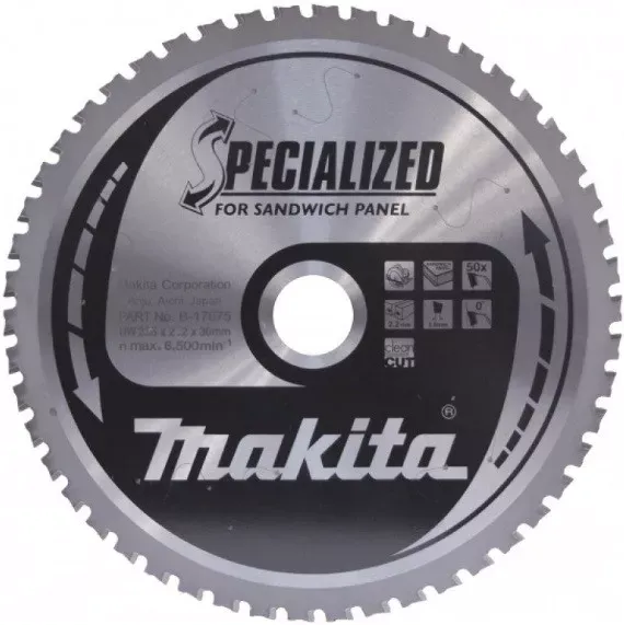 Диск пильный Makita, х270х30х2,3мм, 60 зуб,для сэндвич панелей B-31516 купить в Ижевске