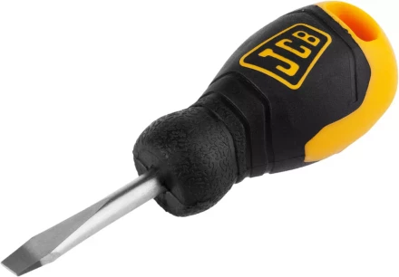 Отвертка JCB, хромомолибденовая сталь S2, двухкомпонентная рукоятка, магнитный наконечник, SL 6,5х40мм JSD012 купить в Ижевске