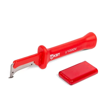 Универсальный набор инструментов КВТ СКМ-2 для опрессовки и снятия изоляции с диэлектрическим ножом монтажника (102352) купить в Ижевске