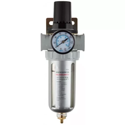 Набор аксессуаров KRAFTOOL "INDUSTRIE QUALITAT" для пневмосистем: манометр, влагоотделитель 6506 купить в Ижевске