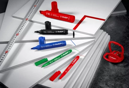 ЗУБР МП-50 зеленый, 0.5 мм перманентный маркер (06321-4) купить в Ижевске