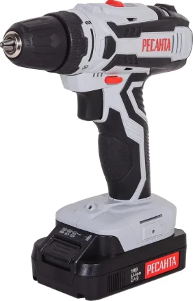 Дрель-шуруповерт аккумуляторная Ресанта ДА-18-2ЛК 75/14/5 купить в Ижевске