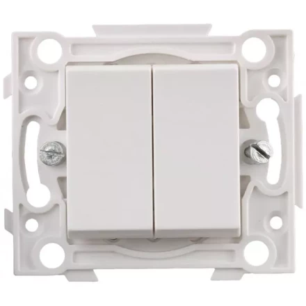 Выключатель СВЕТОЗАР проходной двойной SV-55231-2 купить в Ижевске