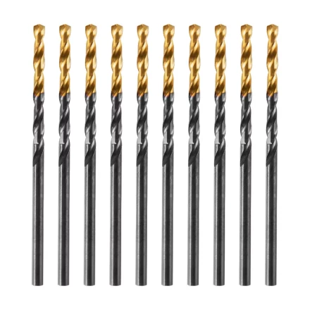 Сверло по металлу, 2,5 мм, HSS-Tin, Golden Tip, 10 шт. Denzel 717204 купить в Ижевске