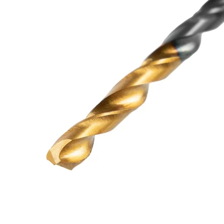 Сверло по металлу, 2,5 мм, HSS-Tin, Golden Tip, 10 шт. Denzel 717204 купить в Ижевске