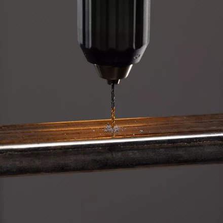 Сверло по металлу, 2,5 мм, HSS-Tin, Golden Tip, 10 шт. Denzel 717204 купить в Ижевске