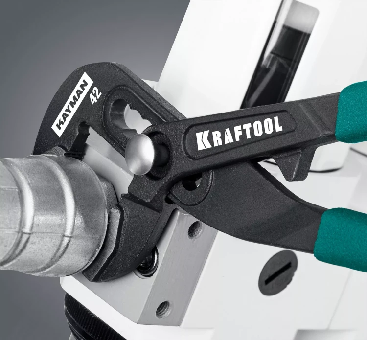 Клещи переставные с быстрой регулировкой KRAFTOOL KAYMAN 22353-18 купить в Ижевске