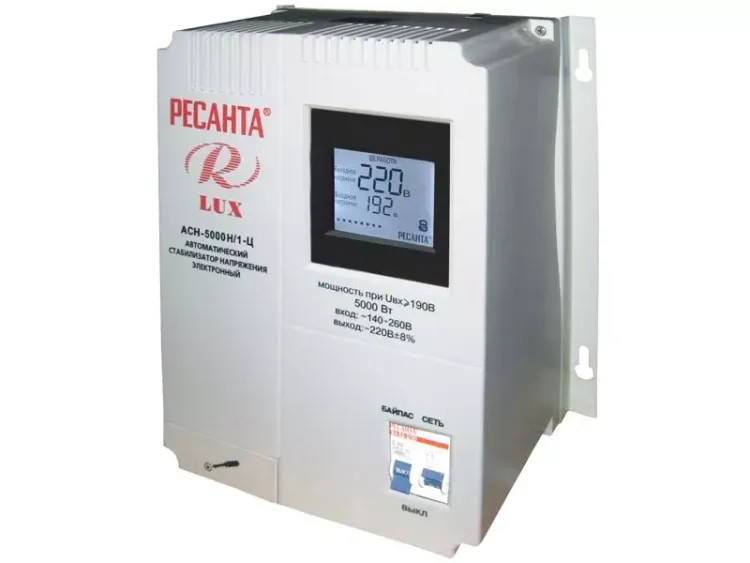 Стабилизатор АСН-5000 Н/1-Ц Ресанта Lux купить в Ижевске