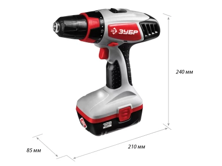Дрель-шуруповерт 2 АКБ ЗДА-12-2 КИН серия МАСТЕР купить в Ижевске