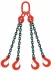 Строп цепной четырехветвевой 4СЦ 6.7 т L=2 м 8 кл с торцевыми захватами для труб купить в Ижевске