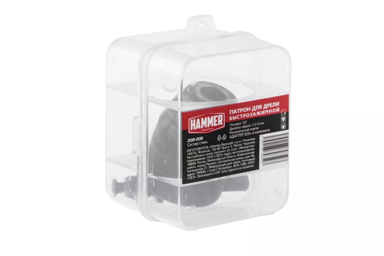 Патрон для дрели HAMMER Ф13мм 1/2" (208-206) купить в Ижевске