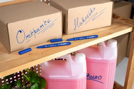 ЗУБР МП-50 синий, 0.5 мм перманентный маркер (06321-7) купить в Ижевске