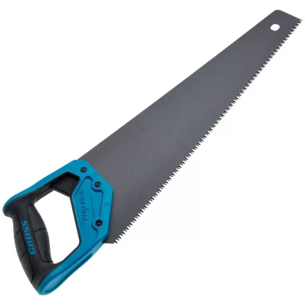 Ножовка по дереву &quot;PIRANHA&quot;, 450 мм, 7 TPI, 3D-зуб, тефлоновое покрытие полотна, двухкомпонентная рукоятка Gross 24114 купить в Ижевске