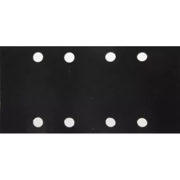 Лист шлиф. универсал. URAGAN "Оптимален для твердых пород дерева" 8 отверстий по линии, для ПШМ, P180, 80х166мм, 50шт 907-22101-180-50