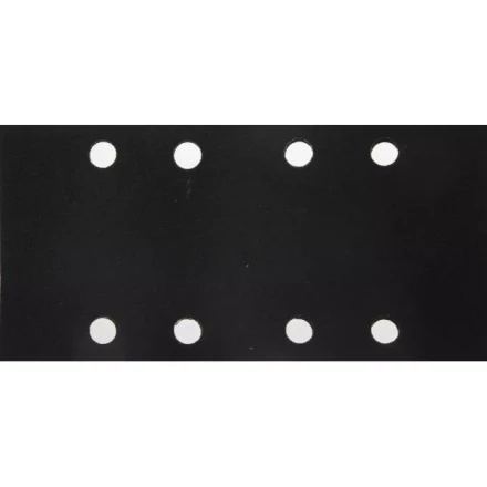 Лист шлиф. универсал. URAGAN &quot;Оптимален для твердых пород дерева&quot; 8 отверстий по линии, для ПШМ, P180, 80х166мм, 50шт 907-22101-180-50 купить в Ижевске