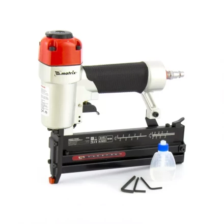 Нейлер-степлер пневматический 2 в 1 гвозди 18GA длина 10-50 мм скобы 18GA длина 13-40 Matrix 57426 купить в Ижевске