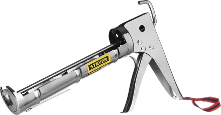 STAYER &quot;PROFESSIONAL&quot;. Пистолет для герметика, полукорпусной, хромированный, зубчатый шток, 310мл 0662 купить в Ижевске