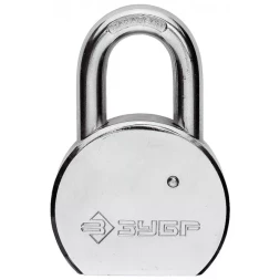 Замок навесной ЗУБР "серия 271" с закаленной дужкой, стальной корпус, 65мм 4-37271-65