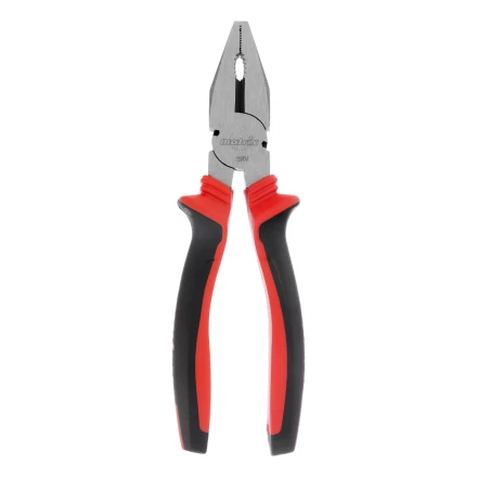 Плоскогубцы комбинированные Matrix, 200 мм, хром-ванадий, двухкомпонентные рукоятки, 17092 купить в Ижевске