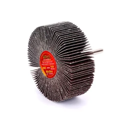 Круг MESSER шлифовальный лепестковый с оправкой (на шпильке) 80х30х6 #40