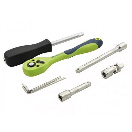 Набор инструментов 56 предметов, CrV, 1/4&quot; Сибртех 13525 купить в Ижевске