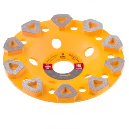 Чашка алмазная зачистная 125 мм Бриллиант Denzel 72973 купить в Ижевске