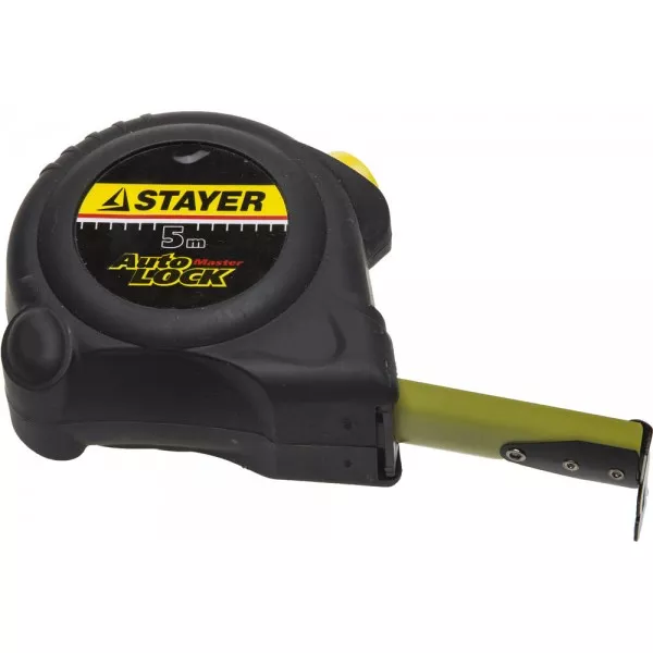 Рулетка STAYER "MASTER" "AUTOLOCK", корпус с резиновым напылением, автостоп, 5мх25мм 2-34126-05-25_z01 купить в Ижевске