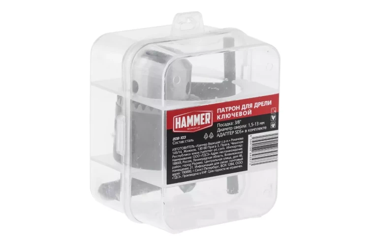 Патрон для дрели HAMMER Ф13мм 3/8" (208-103) купить в Ижевске