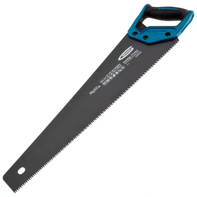 Ножовка по дереву "PIRANHA", 500 мм, 7 TPI, 3D-зуб, тефлоновое покрытие полотна, двухкомпонентная рукоятка Gross 24115 купить в Ижевске