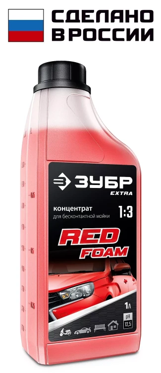 ЗУБР 1 л, шампунь для минимоек универсальный, EXTRA (70650-1) купить в Ижевске
