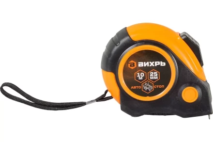 Рулетка Вихрь 10м х 25мм автостоп 73/11/1/6 купить в Ижевске