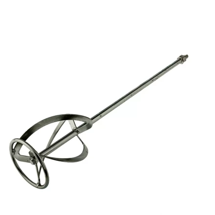 Насадка для миксера Сибртех 848947 , для тяжелых растворов, 120 х 590 мм, оцинкованная, хвостовик резьба М14 купить в Ижевске