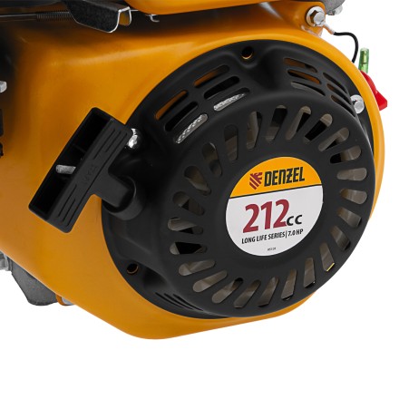 Двигатель бензиновый Denzel RX-17K, 7 л.с., 212 см3, горизонтальный вал шпонка 19 мм 95101 купить в Ижевске