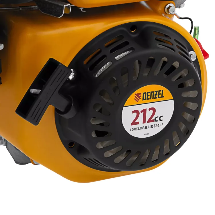 Двигатель бензиновый Denzel RX-17K, 7 л.с., 212 см3, горизонтальный вал шпонка 19 мм 95101 купить в Ижевске