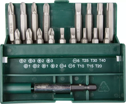 Набор бит &quot;EXPERT&quot;, KRAFTOOL 26131-H18, с магнитным адаптером в бит-боксе, 18 предметов 26131-H18 купить в Ижевске