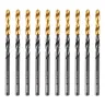 Сверло по металлу, 4 мм, HSS-Tin, Golden Tip, 10 шт. Denzel 717209 купить в Ижевске