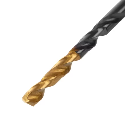 Сверло по металлу, 4 мм, HSS-Tin, Golden Tip, 10 шт. Denzel 717209 купить в Ижевске