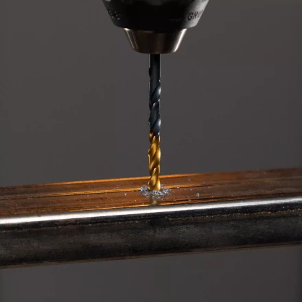 Сверло по металлу, 4 мм, HSS-Tin, Golden Tip, 10 шт. Denzel 717209 купить в Ижевске