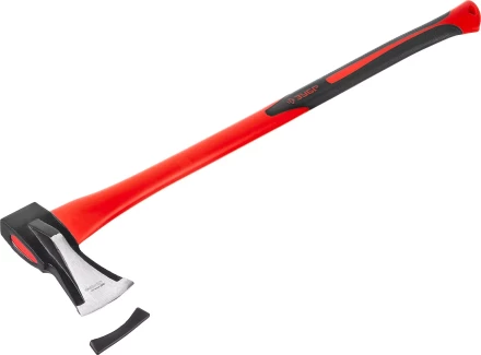 Топор- колун ЗУБР &quot;МАСТЕР&quot; кованый с двухкомпонентной фиберглассовой рукояткой, &quot;ушастый&quot;, 2кг/880мм 20616-20 купить в Ижевске