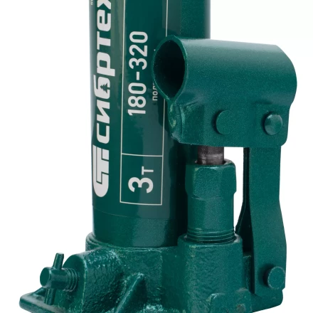 Домкрат гидравлический бутылочный Сибртех 50801, 3 т, 180-320 мм купить в Ижевске