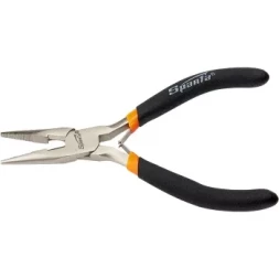 Длинногубцы Mini, 130 мм, никелированные, прямые, авторазжим SPARTA 17820