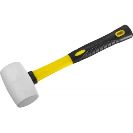 Киянка STAYER &quot;PROFI&quot; резиновая БЕЛАЯ, с фиберглассовой ручкой, 230г 20533-230 купить в Ижевске