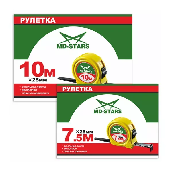 Рулетка измерительная MD-STARS 67-5025 купить в Ижевске