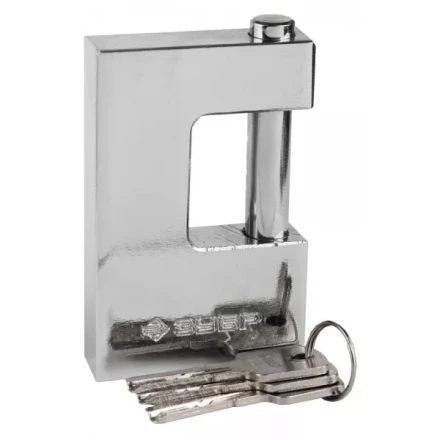 Замок ЗУБР &quot;ЭКСПЕРТ&quot; навесной, стальной корпус, П-образная форма, 90мм 37281-90 купить в Ижевске