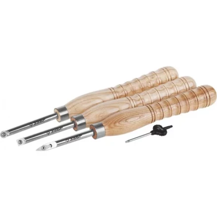 Набор ЗУБР &quot;ЭКСПЕРТ&quot;: Токарные резцы по дереву,&quot;Ромб&quot;,&quot;Квадрат&quot;,&quot;Круг&quot;,твердосплав наконеч из карбида W, 100*340мм, 3шт 18371-H3 купить в Ижевске