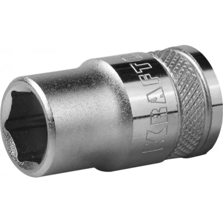 Торцовая головка KRAFTOOL "INDUSTRIE QUALITAT", Cr-V, FLANK, хромосатинированная, 1/2", 12 мм 27805-12_z01 купить в Ижевске