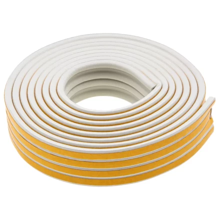 Уплотнитель резиновый, 12 м, профиль &quot;P&quot;, белый Сибртех 88907 купить в Ижевске