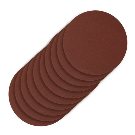 Круг абразивный на ворсовой подложке под &quot;липучку&quot;, P 500, 125 мм, 10 шт Сибртех 738757 купить в Ижевске