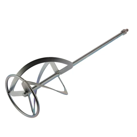 Насадка для миксера Сибртех, для тяжелых растворов, 140 х 590 мм, оцинкованная, хвостовик резьба М14, 848957 купить в Ижевске